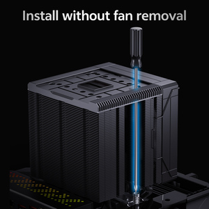 Snowman New Arrival <span class=keywords><strong>CPU</strong></span> <span class=keywords><strong>Cooler</strong></span> kép tháp argb PC Bộ vi xử lý tản nhiệt <span class=keywords><strong>Cooler</strong></span> đối với LGA 1851 1700 1200 1366 115x AM5 AM4 - Product Image 4