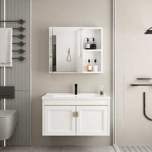 Modern minimalist dressing bathroom cabinet wash basin cabinet combination wash basin wash table basin - Product Image 3
