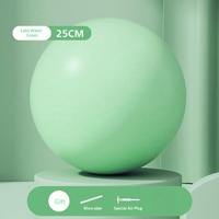 Ballon de Yoga Pilates Petit Modèle D 22cm en PVC Épais Anti-éclatement pour Entraînement et Exercices des Muscles du Plancher Pelvien Post-partum