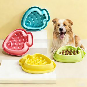 Bol <span class=keywords><strong>anti</strong></span>-écrasement en PP en forme de poisson <span class=keywords><strong>pour</strong></span> animaux de compagnie, bol à nourriture <span class=keywords><strong>pour</strong></span> chat et <span class=keywords><strong>chien</strong></span> - Product Image 1