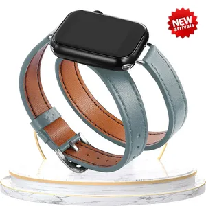 <span class=keywords><strong>Correa</strong></span> de cuero CAOWTAN para <span class=keywords><strong>Apple</strong></span> <span class=keywords><strong>Watch</strong></span> Band 49mm 41 <span class=keywords><strong>45</strong></span> 40mm 44mm <span class=keywords><strong>Correa</strong></span> para IWatch Series 9 8 7 6 SE Ultra 2 pulsera de repuesto - Product Image 6