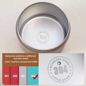 New 304 Stainless Steel Double Layer <b>Insulated</b> Microwave Safe Portable Student <b>Lunch</b> <b>Box</b> - Product Image 4