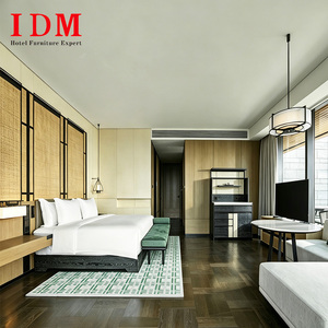 โรงงานเฟอร์นิเจอร์ห้องนอนโรงแรม 5 ดาว <span class=keywords><strong>IDM</strong></span> Foshan ชุดเฟอร์นิเจอร์ทันสมัยปรับแต่งได้สำหรับโรงแรม รีสอร์ท โครงการ FF&E พร้อมโซลูชั่นแบบครบวงจร - Product Image 1