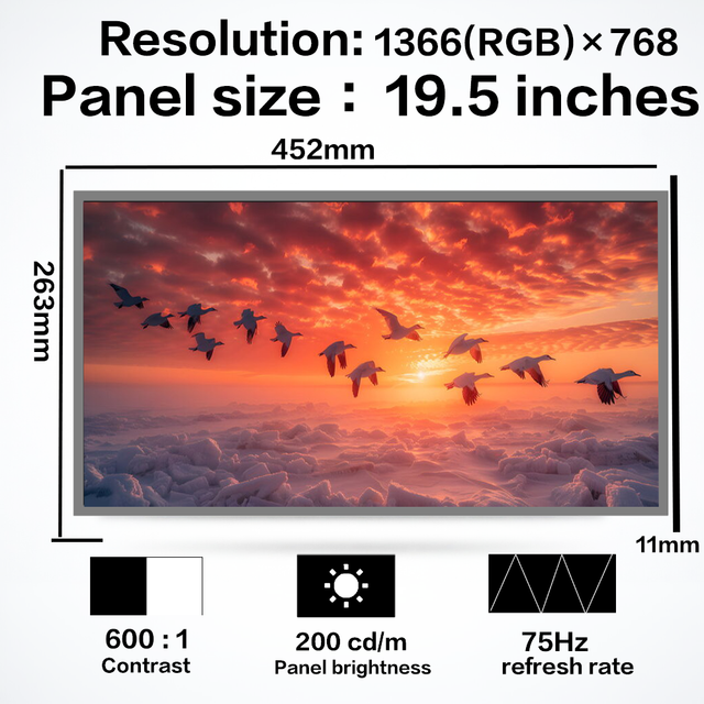 Hot Sale 19.5 Inch M195XTN01.0 LM195WX1-SLC1 LCD Screen for AIO Monitor Replacement Panel