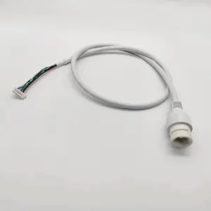 RJ45 وصلة سلك توصيل شبكة كابل إيثرنت شبكة مقاومة للماء إلى موصل MX1.25 مع تخفيف الضغط حسب الطلب