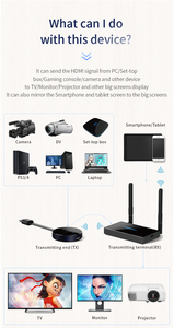 Adaptateur sans fil <span class=keywords><strong>HDMI</strong></span> donge <span class=keywords><strong>HDMI</strong></span> extension émetteur récepteur vidéo Audio extension 50M Miracast pour <span class=keywords><strong>TV</strong></span> ordinateur portable PC téléphone portable - Product Image 5