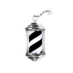 Luz LED <span class=keywords><strong>de</strong></span> giro <span class=keywords><strong>de</strong></span> diseño moderno para peluquería, letrero <span class=keywords><strong>de</strong></span> barbería, caja <span class=keywords><strong>de</strong></span> luz exterior montada en la pared con función giratoria para salón - Product Image 6