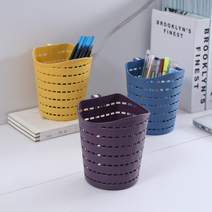 Hanging <b>Storage</b> <b>Basket</b> <b>Rectangle</b> Punch Free Hook Type Bathroom Sink Organizer Wall Mount Purple Yellow - Product Image 3