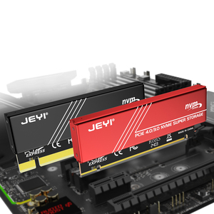 JEYI การ์ดอะแดปเตอร์4.0 X16 NVMe PCIe สำหรับ980 <span class=keywords><strong>Pro</strong></span> <span class=keywords><strong>970</strong></span> <span class=keywords><strong>EVO</strong></span> HDD Enclosure ความเร็วสูง1ปี M.2โรงงาน JEYI - Product Image 1