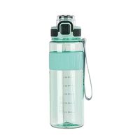 Bouteille d'eau portable en PP de 750 ml, gobelet en plastique de qualité alimentaire sans BPA personnalisé avec paille pour le sport, l'usage quotidien et les activités de plein air
