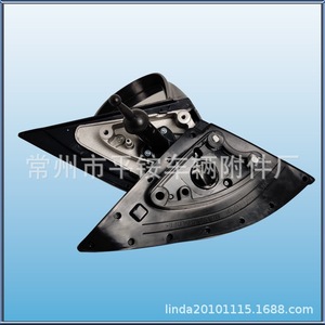 Ensemble de rétroviseurs Hyundai Accent 879400C460 Noir ABS Miroir plat pour modèle 2006 - Product Image 3
