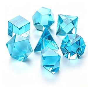 Mixed Colors DND Glass <b>Dice</b> Sets 16mm Standard Size Crystal Gemstone <b>Dice</b> OEM Service For Collectors and Gamers - Product Image 3