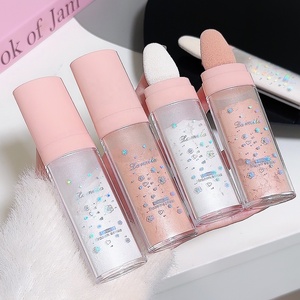 Polvo Iluminador de Hadas al por Mayor, <span class=keywords><strong>Brillo</strong></span> Fino, 4 Colores, Polvo Mineral para Maquillaje de Rostro y Cuerpo, Bronceador e Iluminadores - Product Image 1
