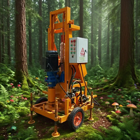 Machine de forage de puits électrique hydraulique à couple élevé, mini-foreuse portable pour usage domestique