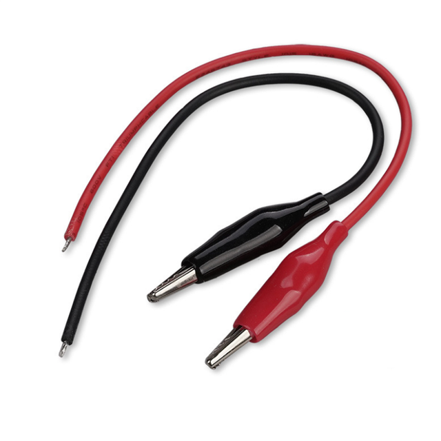 OEM High Voltage Test Leads Red Alligator Clip Wire with PVC Insulation Industrial Cable