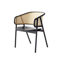 Ensemble de meubles de restaurant personnalisés, chaises de restaurant avec structure en bois, chaises modernes pour la restauration commerciale, vente en gros, chaises pour café et hôtel