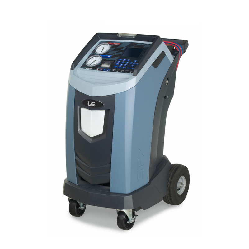 UE-1244-8 Авто рециркуляция хладагента перезаряжаемая машина очистка кондиционера автомобиля переменного тока рециркуляция хладагента