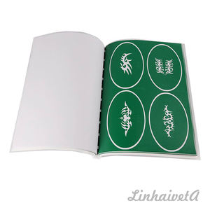 Livre de tatouages temporaires LinhaivetA, 8 pochoirs d'art corporel pour la <span class=keywords><strong>peinture</strong></span> - Product Image 6