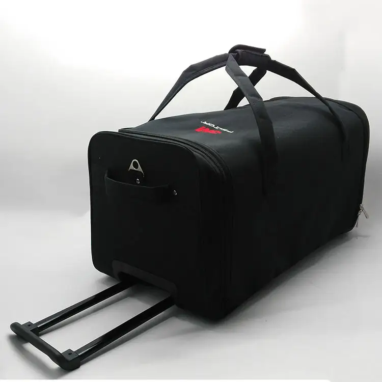 Luxe Grote Weekender Sport Reizen Duffle Trolley Tas Scheurbestendige Waterdichte Groothandel Rollende Plunjezak Met Wielen