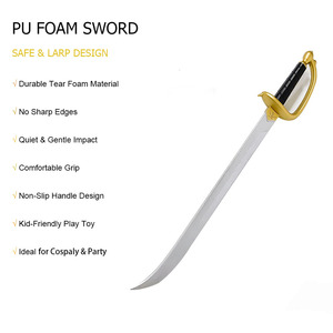 อุปกรณ์คอสเพลย์โฟม PU แบบ OEM ODM ปลอดภัย ไม่ใช่โลหะ น้ำหนักเบา ดีไซน์ยืดหยุ่น สำหรับงานปาร์ตี้ฮาโลวีน ดาบฝึกซ้อมอนิเมะ - Product Image 3