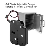 Serrure électromagnétique 12V CC robuste en acier pour armoire, boîte aux lettres électronique et porte de casier intelligent