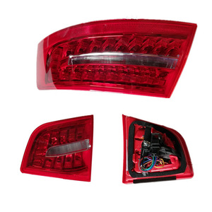 Audi A6L Rear Taillight Assembly C6 Tail Light Cover Brake Light Turn Signal 12V <b>ABS</b> New Replacement Part - Product Image 2