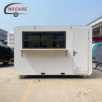 Wecare Prefab Backyard Office Pod Modern Apple Cabin Tiny House Movable Garden Studio Room with AC Toilet Ready to Live