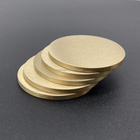 Pièces de Défi Vides Personnalisables en Laiton de 40 mm, Disques Métalliques Bruts