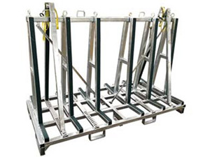 Hualong Machinery HSE-22 Granite Marble Slab Storage One Stop Double Sided A-Frame <strong>Transport</strong> Rack <strong>Cart</strong> for Workshop - Product Image 2