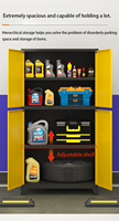 Compartiment de rangement pour capot moteur, boîte à outils en acier personnalisable, armoire de garage moderne pour espaces de stationnement