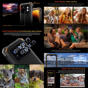 Nouveauté 10800mah hotwav <span class=keywords><strong>cyber</strong></span> 13 <span class=keywords><strong>pro</strong></span>, 8 Go + 128 Go, 6.6 pouces Android 14.0 4G Smartphone robuste - Product Image 2