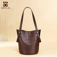 Nouveau Sac Tressé Automne 2026 – Sac Seau Rétro Simple Grande Capacité, Sac Fourre-tout à Main, Sac à Bandoulière Élégant
