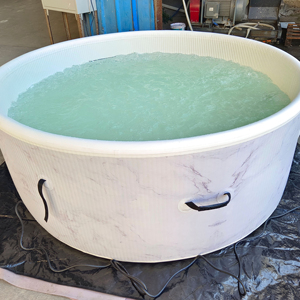 Nhà Máy Outlet Inflatable Spa bồn tắm nước nóng thể thao nước Hồ bơi dành cho người lớn xách tay Inflatable bồn tắm ngoài trời massage không khí 4-6 người Spa bồn tắm nước nóng - Product Image 4