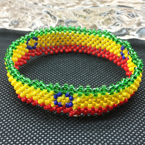 Braccialetto di perline Dazgirl con bandiera africana della Tanzania - Product Image 5