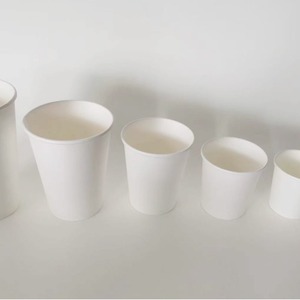 High Quality Biodegradable Disposable Leak-Proof Cafe Coffee Paper Cup White Paper Coffee Cup Tea Cups Paper