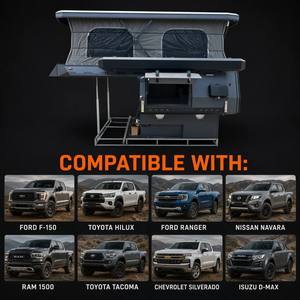 Camioneta Todoterreno con Remolque Deslizable para Acampar |   Caravana plegable estilo australiano 4x4, remolque ligero para acampar, autocaravana personalizada - Product Image 5