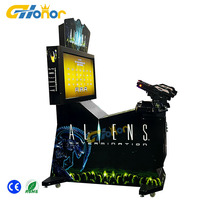 Machine de jeu d'arcade de tir à monnayeur pour parc d'attractions, simulateur de tir aux aliens à monnayeur pour salle de jeux