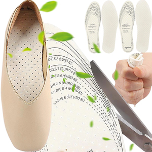 Semelles intérieures en coton perforé découpables pour l'été, respirantes, absorbant les chocs, confortables et douces, coussinets pour chaussures quotidiennes - Product Image 5