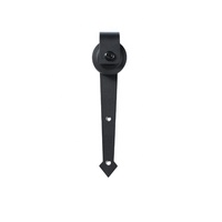 Accessoires de quincaillerie pour portes coulissantes en bois détachables au design moderne Ensemble complet de rails de suspension pour portes de grange Rail de guidage coulissant