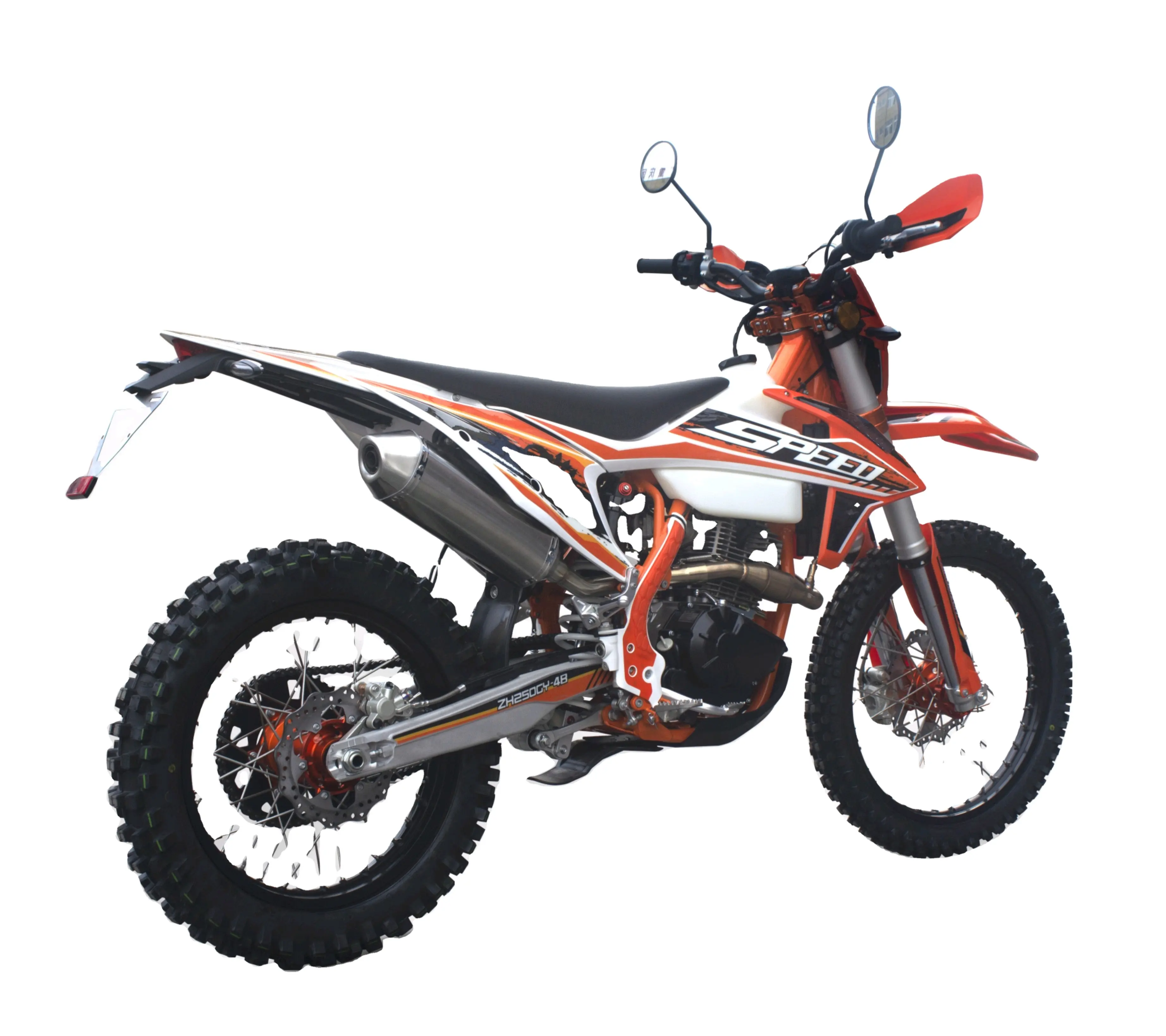 Chongqing jiesute มอเตอร์ไซค์วิบาก4จังหวะ250cc 300cc รถจักรยานยนต์400CC Enduro