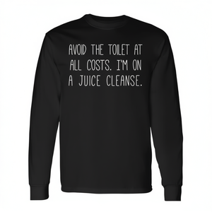 T-shirt promotionnel à manches longues Detox Juice Cleanse - Product Image 2