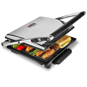Aifa 2024, nuevo diseño, planchas antiadherentes, placa de cocina, 2 rebanadas, <span class=keywords><strong>sandwichera</strong></span>, Panini, parrilla de prensa con bandeja de goteo extraíble - Product Image 6