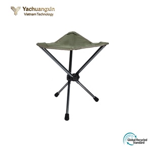 Yachuangxin Folding Tripod <b>Stool</b> Aluminum Alloy <b>Portable</b> Outdoor Camping Chair Oxford Cloth Collapsible - Product Image 2