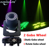 Projecteur de scène à tête mobile LED 200W avec deux anneaux LED pour événements de mariage et DJ