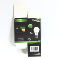 Boîtes à ampoules LED 9W, noir et vert, fournitures pour ampoules à longue puissance