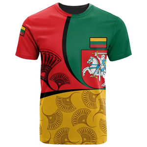 Vente en gros vente directe de t-shirt lituanien de coupe classique de qualité supérieure pour hommes vêtements surdimensionnés pour hommes avec remise de prix d'usine - Product Image 3