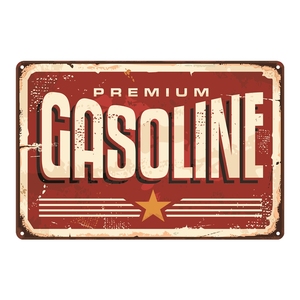 Letrero Metálico Retro de Gasolina Amalie Mobilgas <span class=keywords><strong>Texaco</strong></span>, Placa de Metal Vintage, Decoración de Pared para Gasolineras - Product Image 5