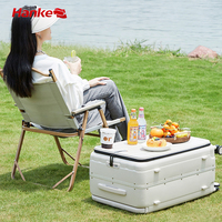 Valise de voyage multifonctionnelle CE en polycarbonate de 26 pouces avec poignée large et boîte d'isolation indépendante en aluminium