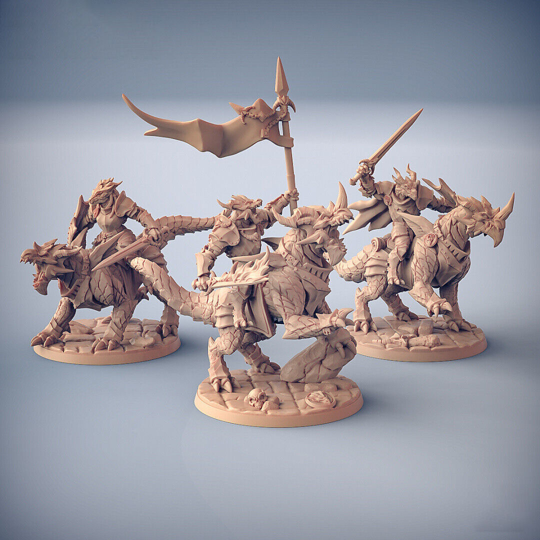 Настольная игра на заказ драконийские Рыцари драконы Райдеры маленькие статуи миниатюрная ролевая фигурка