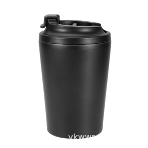 Mug à café en acier inoxydable de 12 oz, tasse droite isolée sous vide, pour cadeaux d'affaires, usage au bureau - Product Image 1